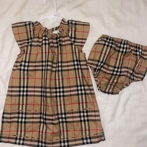 Burberry toddler dress with bloomers